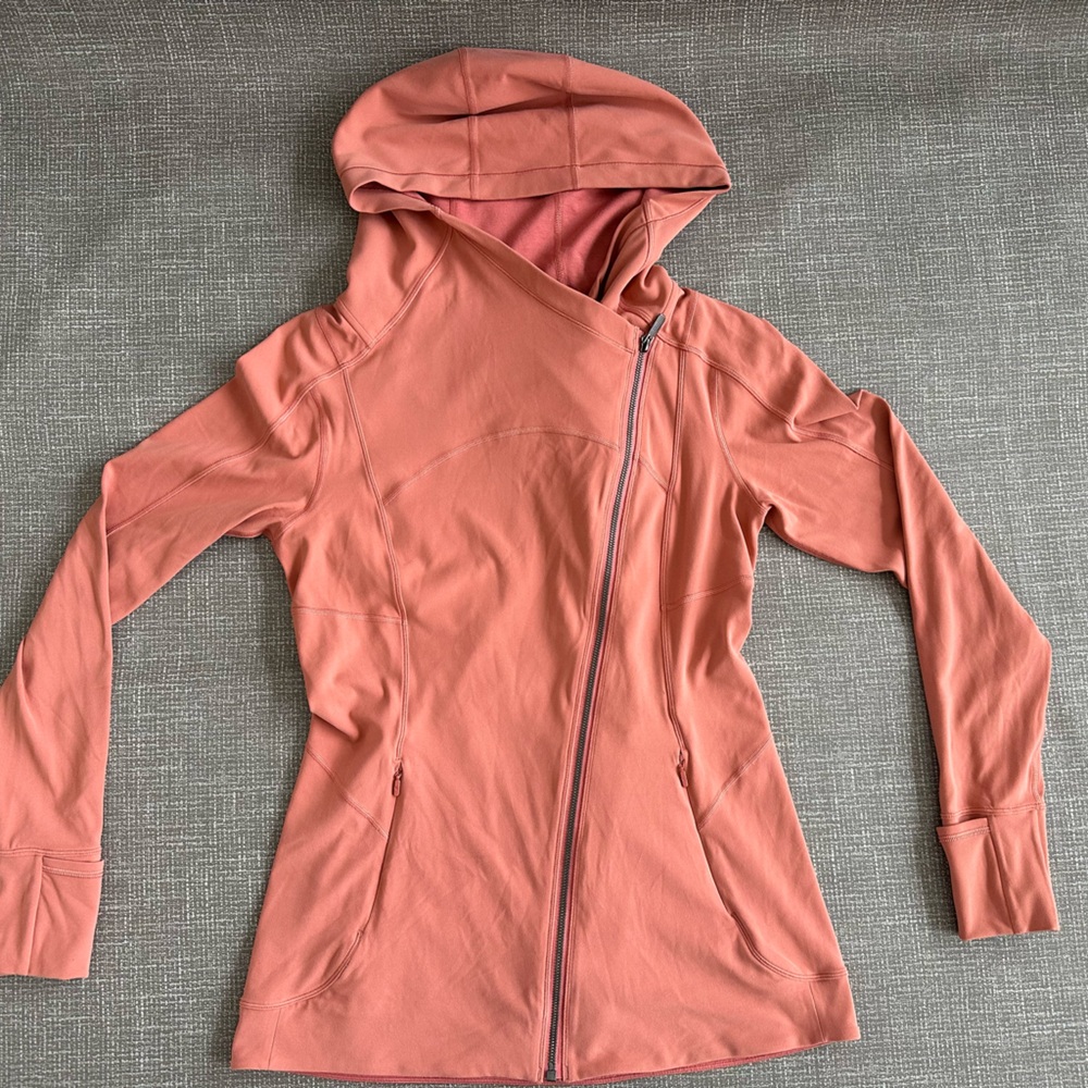 Every Journey Hoodie Coral Salmon Pink Sz 10 - Picture 8 of 16